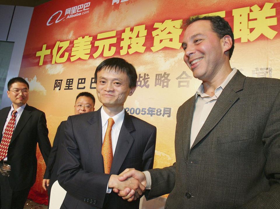 Jack Ma and Yahoo's Daniel Rosensweig