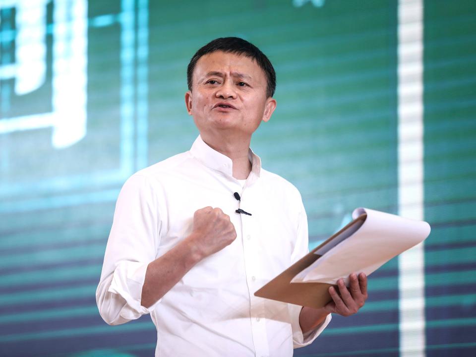 Jack Ma, cofounder of tech giant Alibaba.