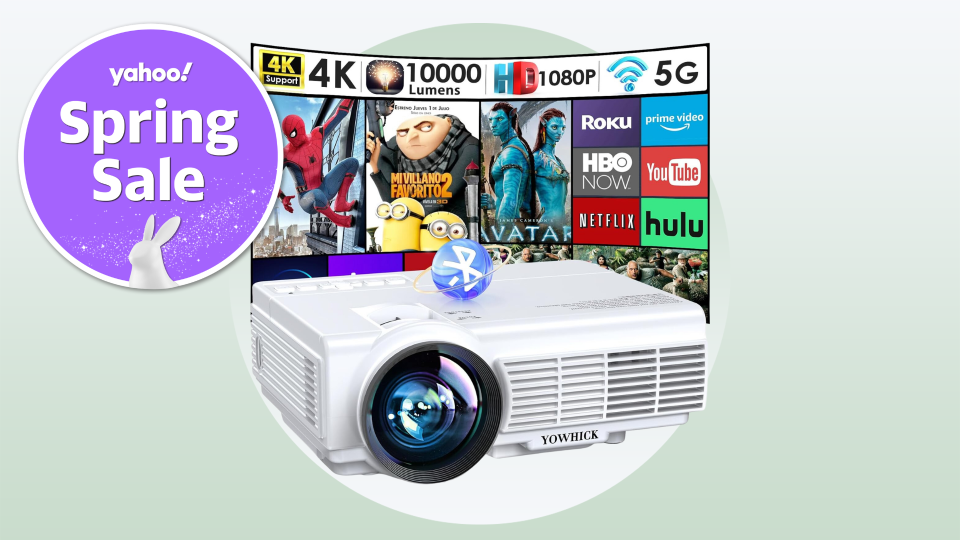 projector with spring sale badge