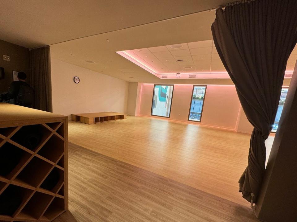 Yoga studio at Google office