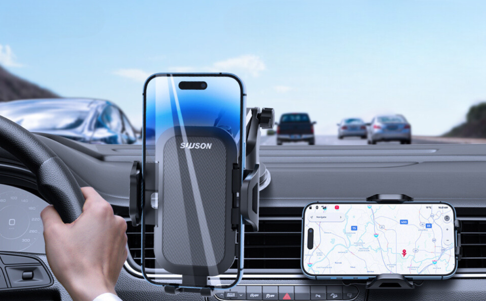 suuson phone mount in a car
