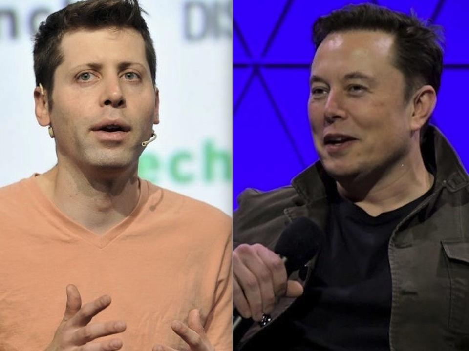 OpenAI CEO Sam Altman and Elon Musk