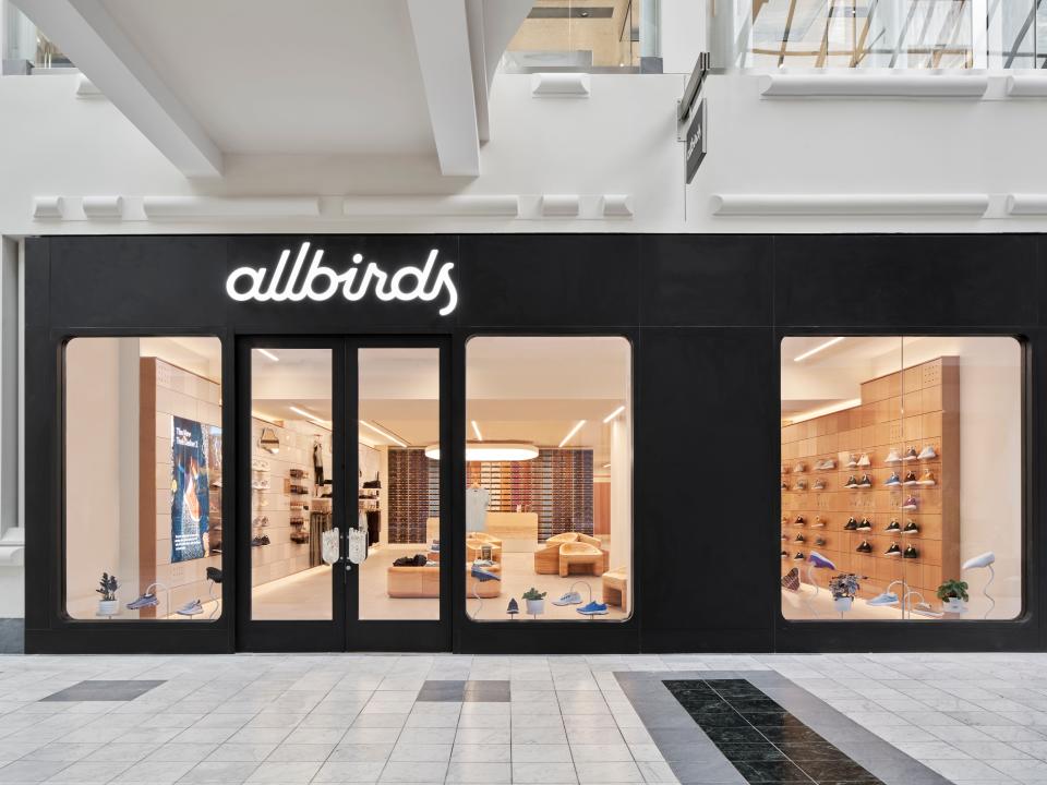 The Allbirds store in Green Hills, Nashville.