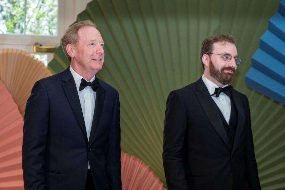Brad Smith, President of Microsoft Corp, and Greg Smith