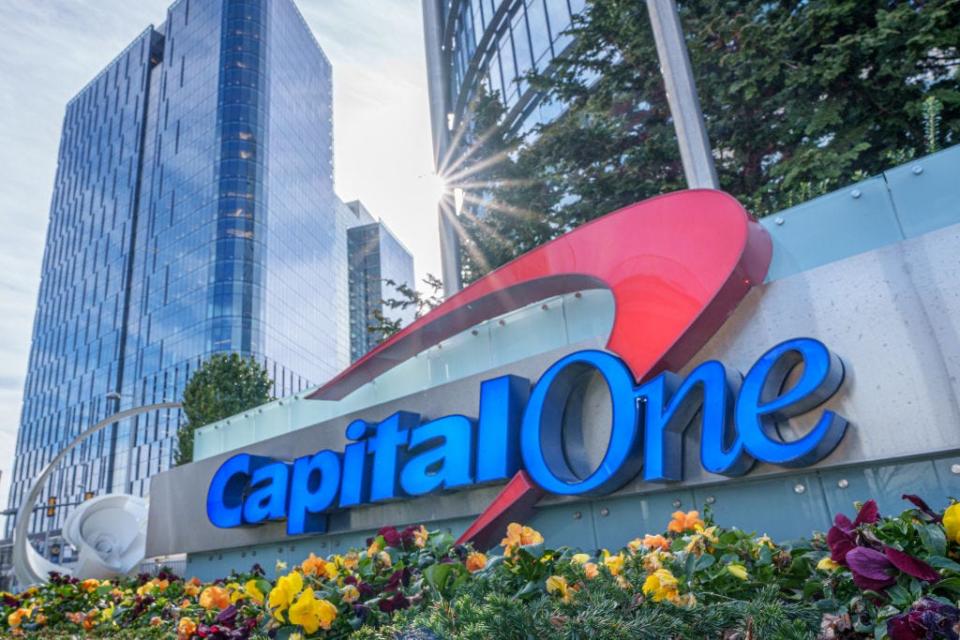 Capital One sign