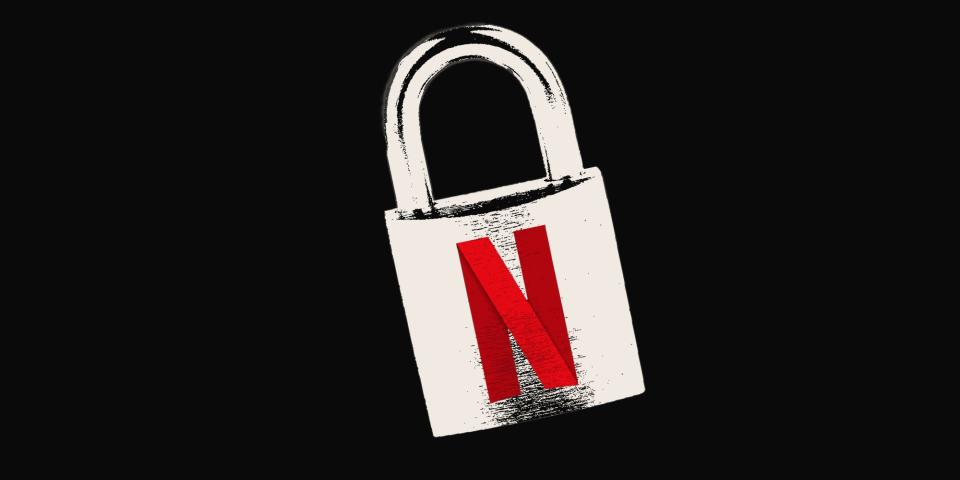 Netflix padlock