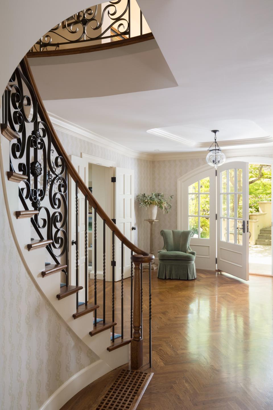 Eric Schmidt Atherton home staircase