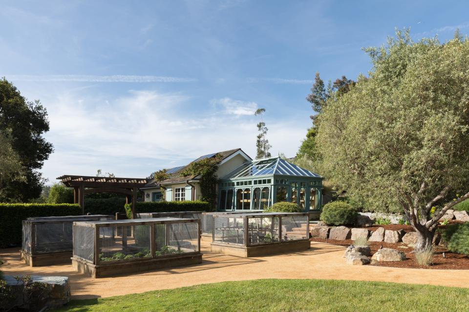 Former Google CEO Eric Schmidt greenhouse/garden
